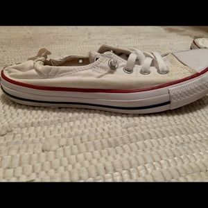 White slip on converse